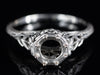 The Greenleaf Semi-Mount Engagement Ring