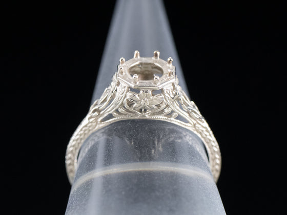 The Greenleaf Semi-Mount Engagement Ring