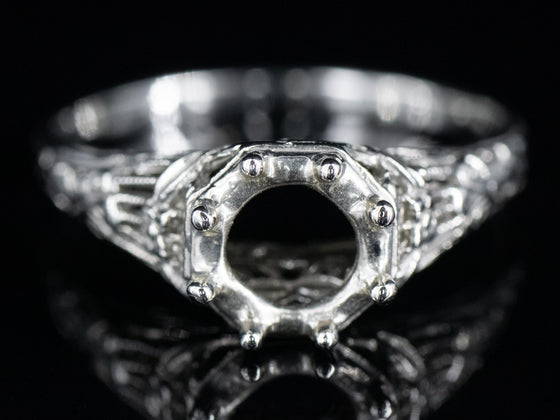 The Wreath Semi-Mount Engagement Ring