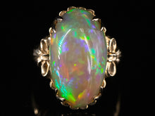  The Aurora Opal Ring in 14K Yellow Gold