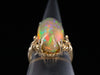 The Aurora Opal Ring in 14K Yellow Gold