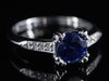 The Shapleigh Sapphire and Diamond Ring in Platinum