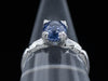 The Levett Sapphire Ring in 14K White Gold