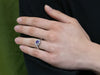 The Peverly Purple Sapphire and Diamond Ring in Platinum