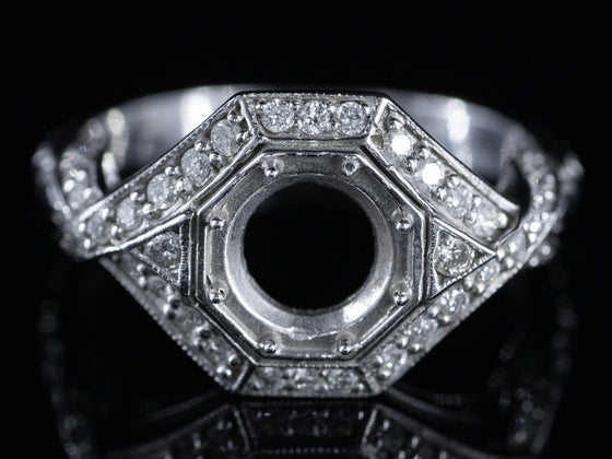 The Leigh Semi-Mount Engagement Ring