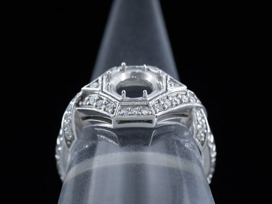The Leigh Semi-Mount Engagement Ring