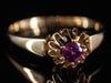The Cathedral Ruby Ring in 14K Yellow Gold