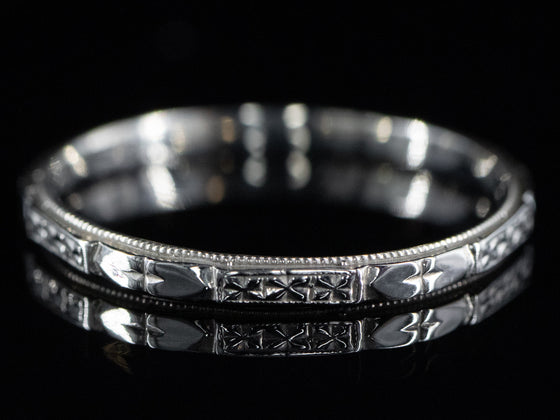 The Cora Band in 14K White Gold
