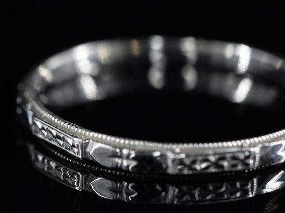 The Cora Band in 14K White Gold