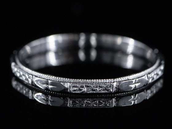 The Cora Band in 18K White Gold