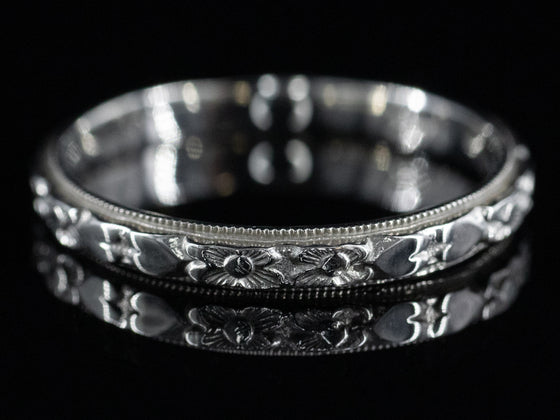 The Marjorie Band in 14K White Gold