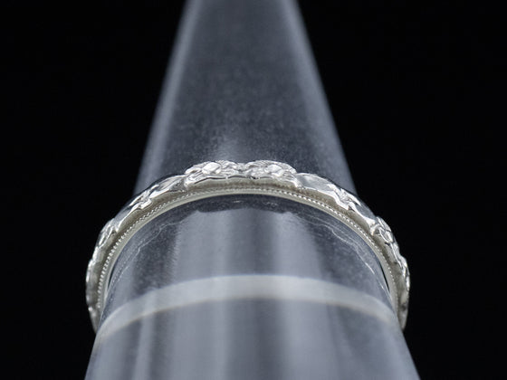 The Marjorie Band in 18K White Gold