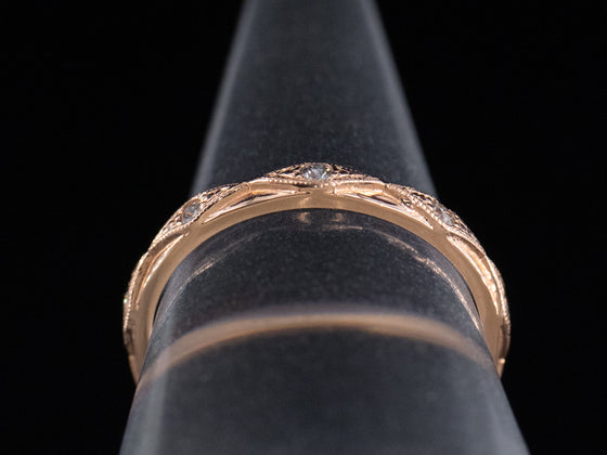 The Sofie Diamond Band in 14K Rose Gold