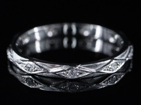 The Sofie Diamond Band in Platinum