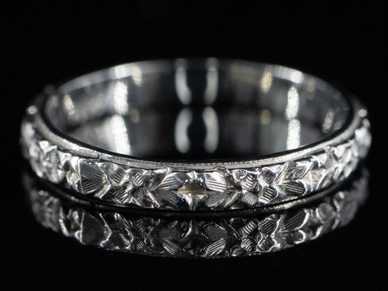 The Lillian Band in 18K White Gold