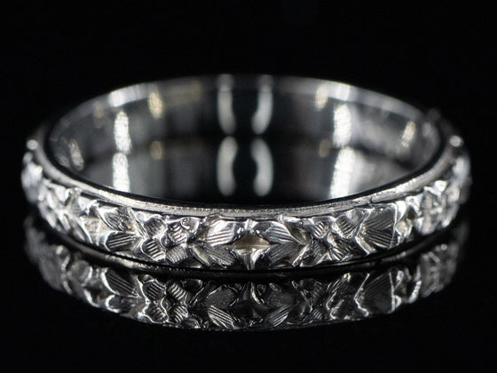 The Lillian Band in 14K White Gold