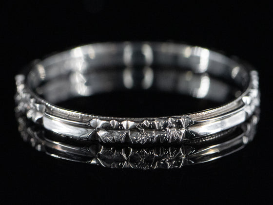 The Rosie Band in 14K White Gold