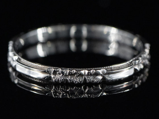The Rosie Band in 18K White Gold