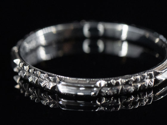 The Rosie Band in 18K White Gold