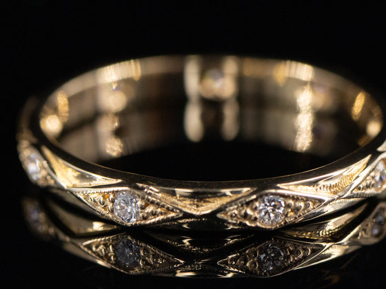The Sofie Diamond Band in 14K Yellow Gold
