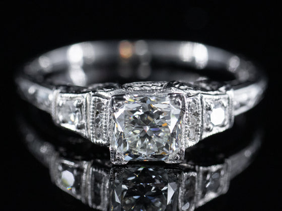 The Lafayette Diamond Engagement Ring in Platinum