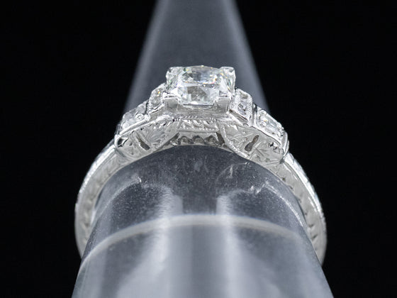 The Lafayette Diamond Engagement Ring in Platinum