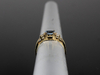 The Elaina Aquamarine and Diamond Ring in 14K Yellow Gold