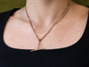 Double Chain Necklace with Toggle in 10K Yellow Gold