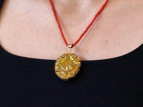 Poppy Locket in 10K Yellow Gold