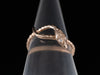 The Serpentine Diamond Snake Band in 14K Rose Gold