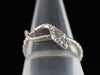The Serpentine Diamond Snake Band in 14K White Gold
