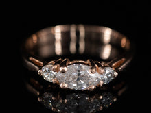  The Elaina Marquise Diamond Ring in 14K Rose Gold