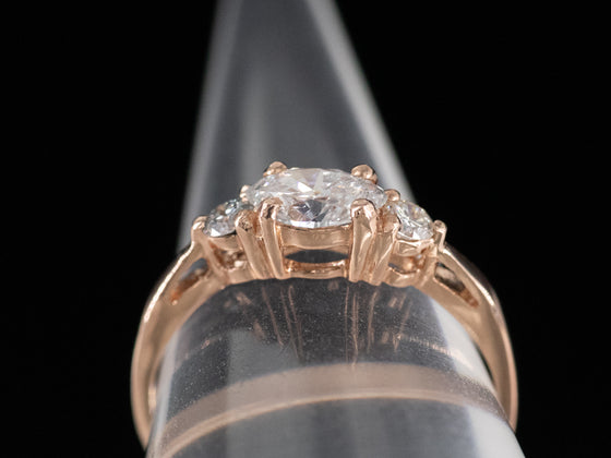 The Elaina Marquise Diamond Ring in 14K Rose Gold
