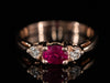 The Elaina Ruby and Diamond Ring in 14K Rose Gold