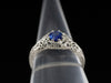 The Marcy Ceylon Sapphire Ring in 14K White Gold