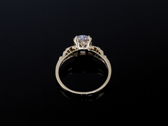 The Hathaway Lab-Grown Diamond Engagement Ring in 14K Yellow Gold