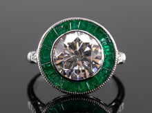  The Spring Point Emerald and Lab Grown Diamond Ring in 14K White Gold