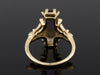 The Adelia Ametrine and Diamond Ring in 14K Yellow and White Gold