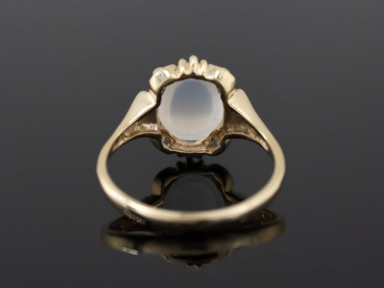 The Stroudwater Moonstone Ring in 14K Yellow Gold