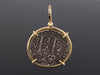 Replica Atocha Pieces of 8 Pendant in 14K Yellow Gold