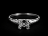 The Levett Semi-Mount Engagement Ring