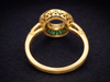 The Martingale Semi-Mount Emerald in 14K Yellow Gold
