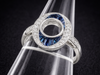The Martingale Semi-Mount Sapphire in 14K White Gold