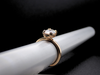 Oval Lab Diamond with Hidden Halo Engagement Ring in 14K Yellow Gold