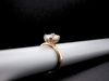 Oval Lab Diamond with Hidden Halo Engagement Ring in 14K Yellow Gold
