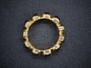 Multi Color Tourmaline Yellow Gold Eternity Band