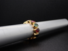 Multi Color Tourmaline Yellow Gold Eternity Band