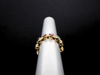Multi Color Tourmaline Yellow Gold Eternity Band