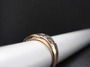 Multi-Stone Mixed Cut Flushed Setting Band in 14K Yellow Gold