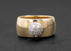 Tapered Wide Band with Diamond Ball, Paloma Picasso Ring by Tiffany & Co in 18K Yellow Gold and Platinum
